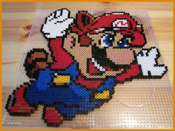 Großartig Bügelperlen Vorlagen Mario 960x720