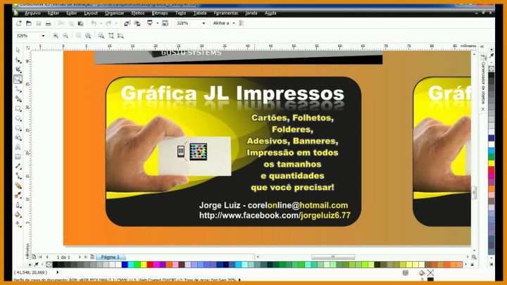 Schockieren Corel Draw Broschüre Vorlage 1280x720