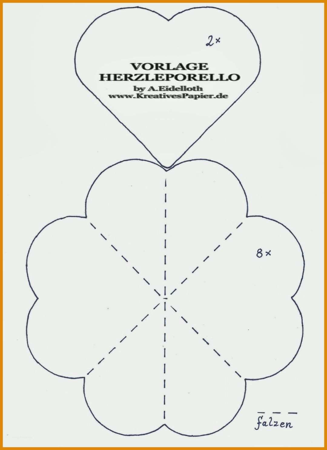 Sensationell Leporello Vorlage 1161x1600