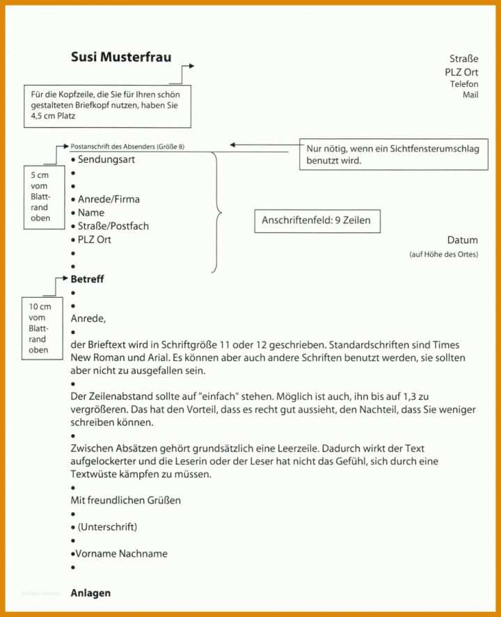 Faszinierend Privater Geschäftsbrief Vorlage 950x1171