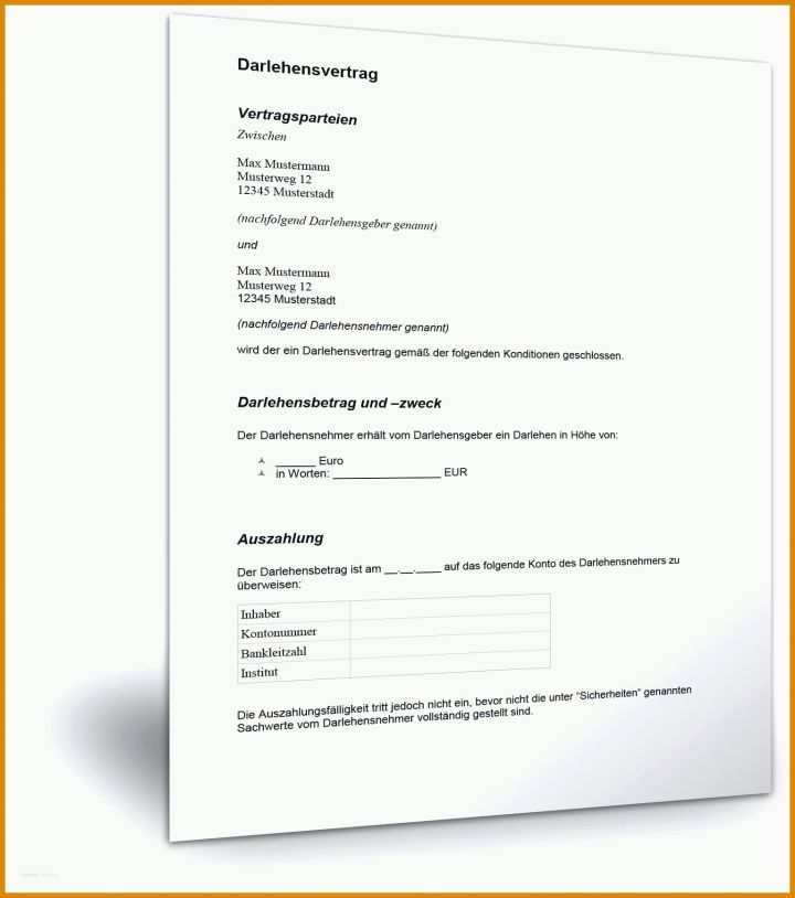 Privatkreditvertrag Vorlage Privatkredit Vorlage Cool Privater Darlehensvertrag Pdf Besten Der Einzigartig Privatkreditvertrag Vorlage