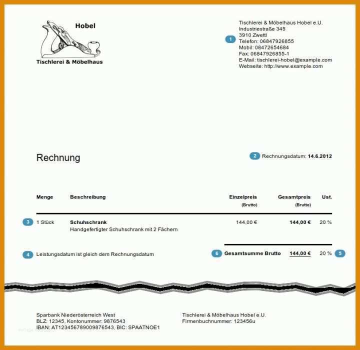 Unvergesslich Privatrechnung Ohne Mwst Vorlage 812x789