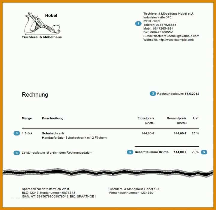 Unvergesslich Privatrechnung Ohne Mwst Vorlage 812x789