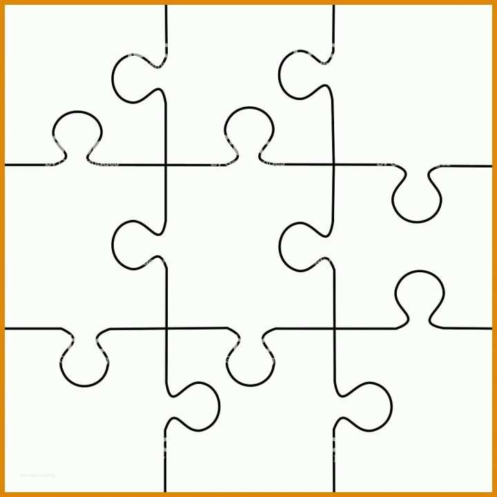 Wunderschönen Puzzle Vorlage 1022x1024
