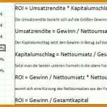 Wunderschönen Roi Excel Vorlage 942x431