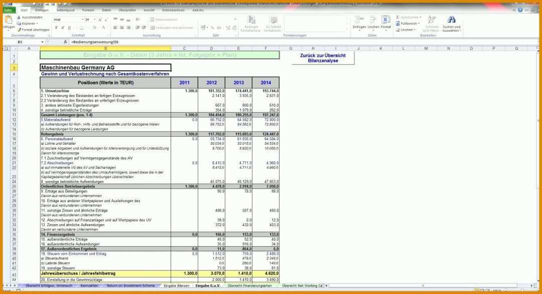 Phänomenal Vorlage Bilanz Excel Kostenlos 1920x1040