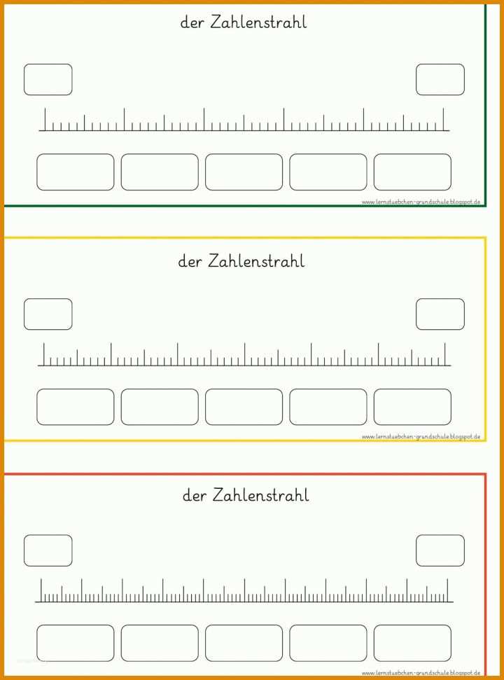 Allerbeste Zahlenstrahl Vorlage 1187x1600