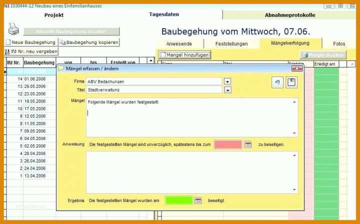 Neue Version Bautagebuch Vorlage Excel Download Kostenlos 917x571