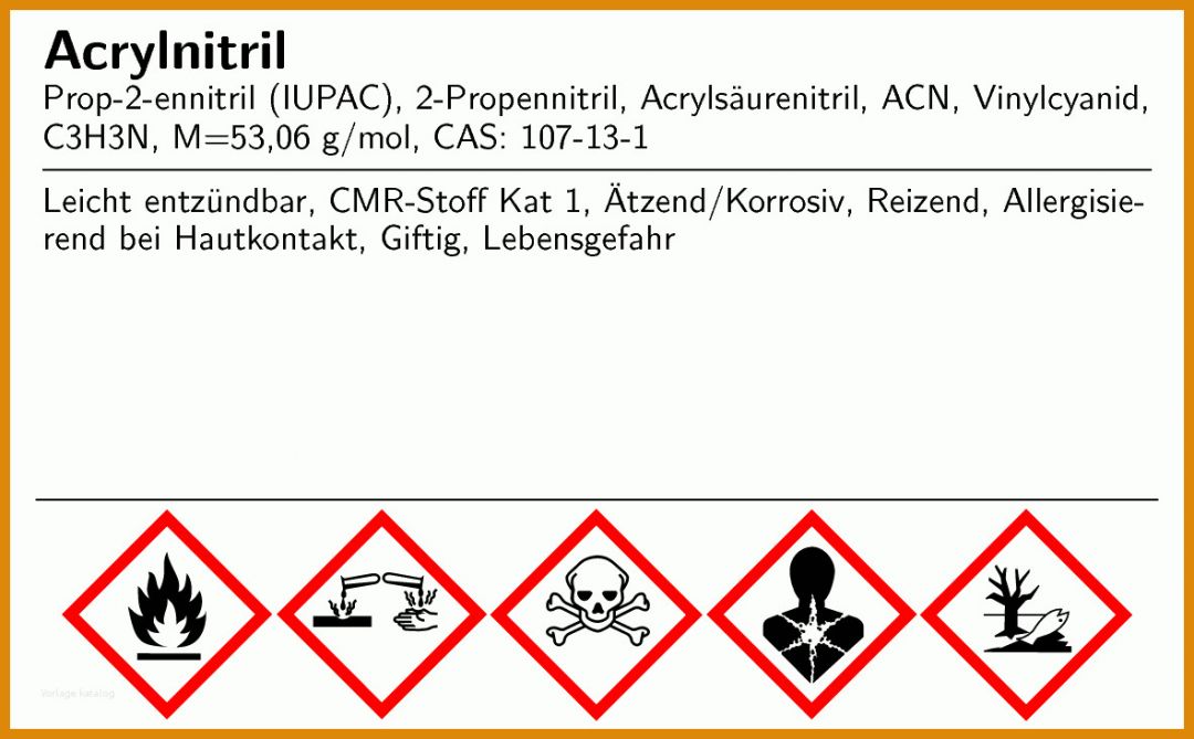 Beste Chemikalien Etiketten Vorlagen 1181x732