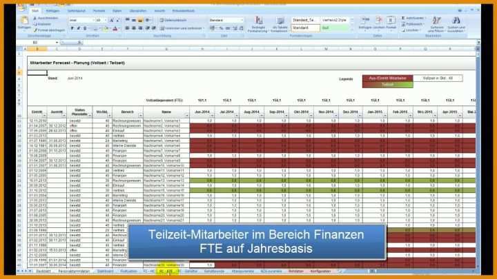 Original Excel Personalplanung Vorlage 1280x720