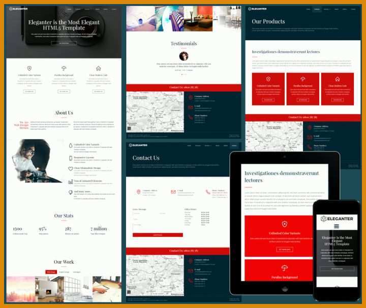 Bemerkenswert Homepage Design Vorlagen 900x757