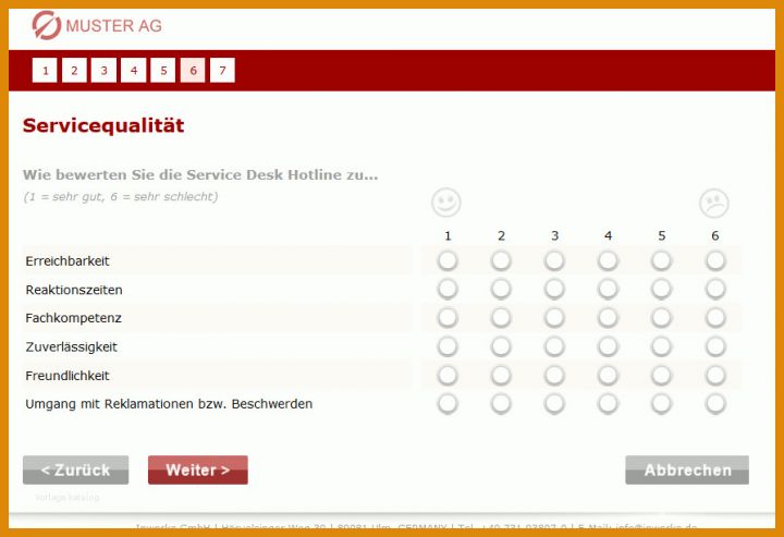 Kundenbefragung Fragebogen Vorlage Kundenbefragung Muster