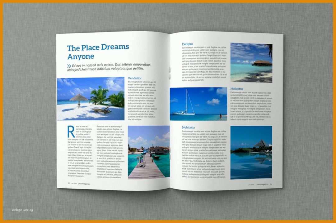 Moderne Magazin Vorlage Indesign 1160x772