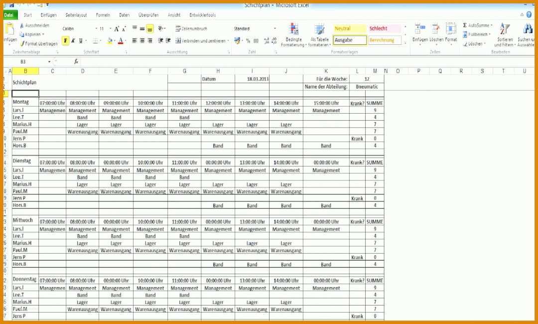 Bemerkenswert Mitarbeiter Datenbank Excel Vorlage 1589x956