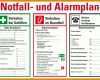 Fabelhaft Notfall Und Alarmplan Vorlage Word 707x500