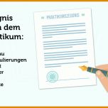Moderne Praktikumszeugnis Vorlage Schüler 1000x667