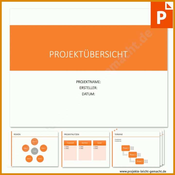 Überraschen Projektantrag Vorlage 1000x1000