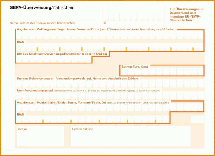 Überraschend Sepa überweisung Vorlage Pdf 1805x1313