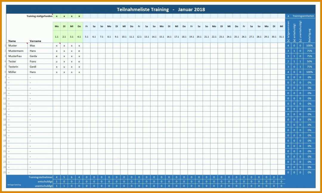 Original Trainingsplan Vorlage Excel 1757x1056