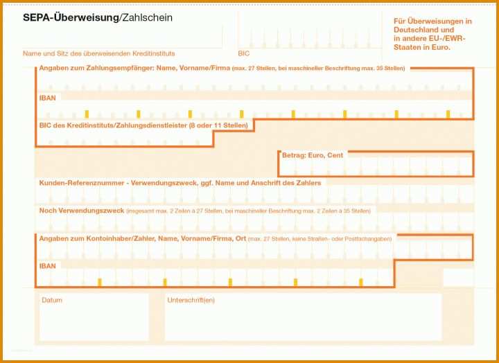 überweisung Vorlage Ueberweisungstraeger