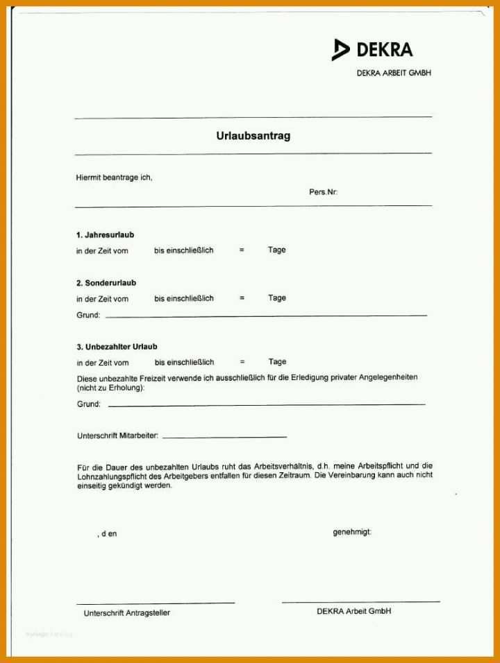 Erschwinglich Urlaubsantrag Vorlage 2018 Kostenlos 780x1036