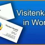 Rühren Visitenkarten Vorlage Word 1280x720