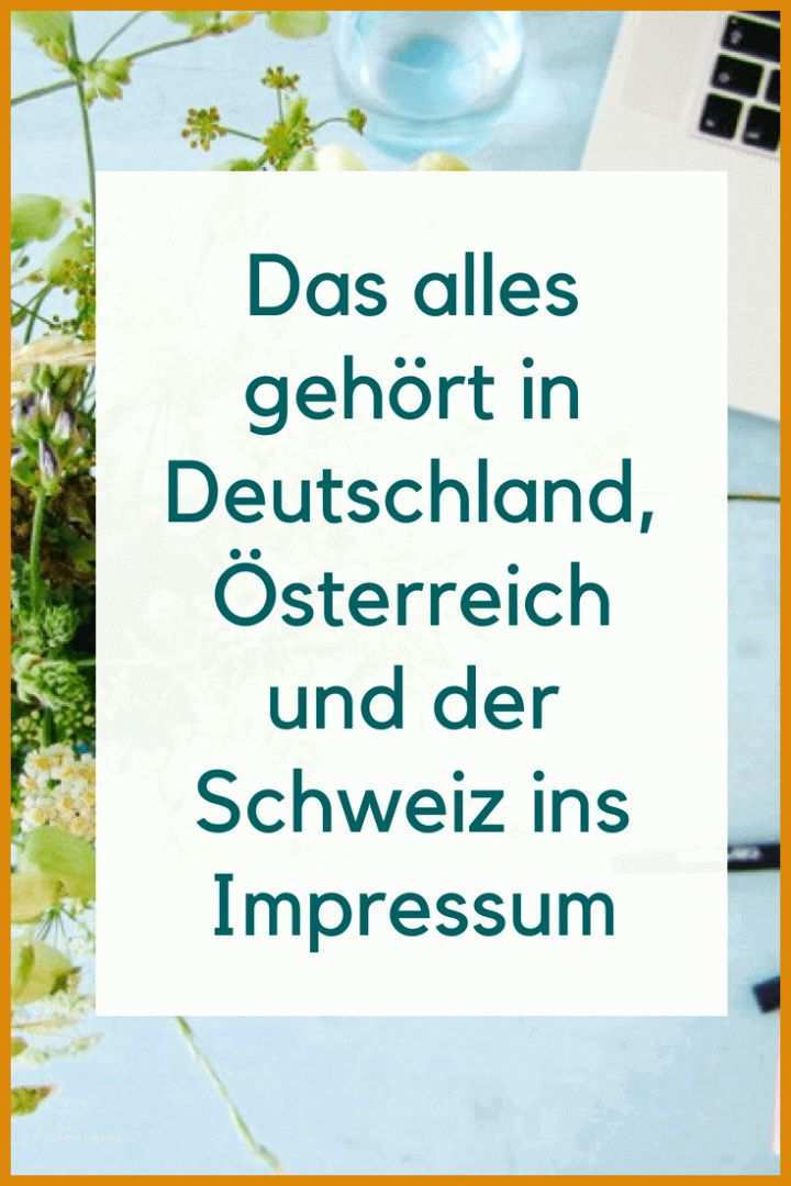 Hervorragend Vorlage Impressum 735x1102