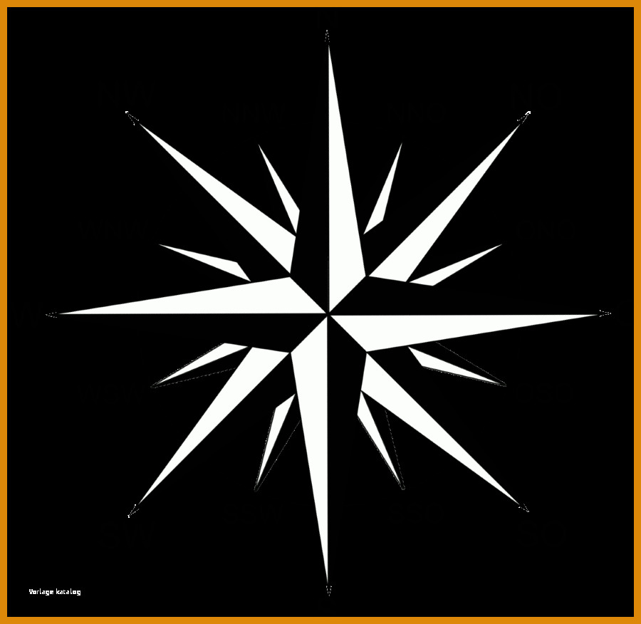 Toll Windrose Vorlage 900x876