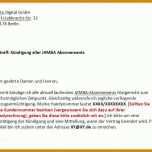 Bemerkenswert Abo Kündigung Vorlage Pdf 748x561