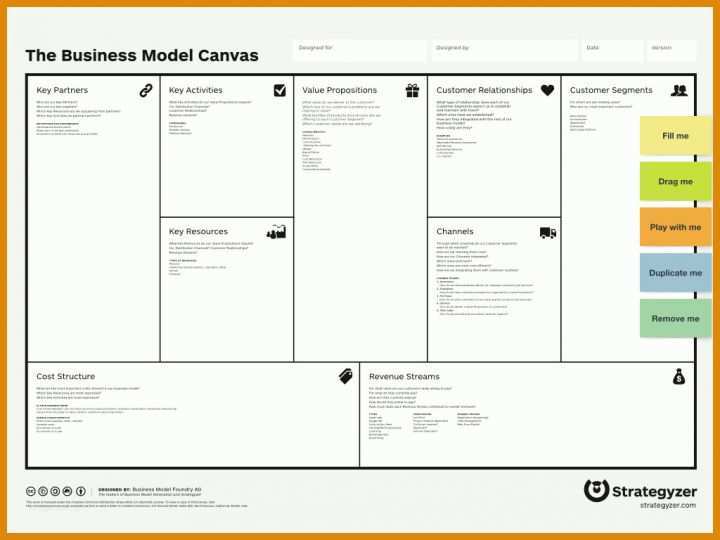 Singular Business Model Canvas Word Vorlage 1024x768