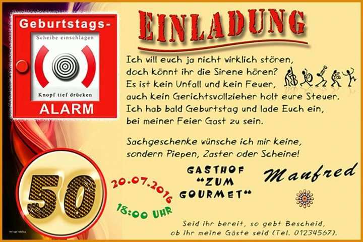 Überraschend Einladung 50 Geburtstag Vorlagen Word 1600x1067