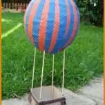 Spektakulär Heißluftballon Basteln Vorlage Papier 769x1024