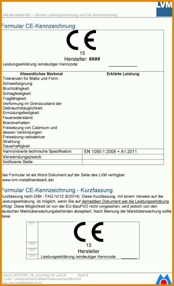 Neue Version Konformitätserklärung Vorlage Pdf 960x1574