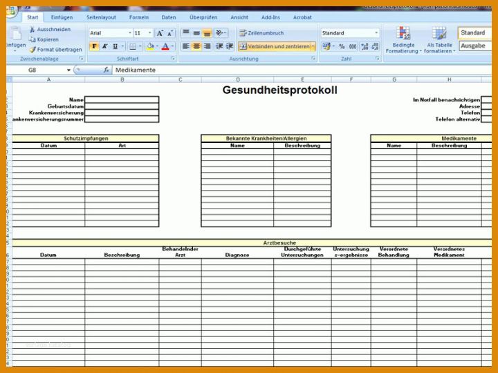 Unvergleichlich Messprotokoll Excel Vorlage 800x600