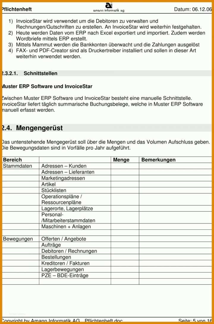 Toll Pflichtenheft Crm Vorlage 960x1453