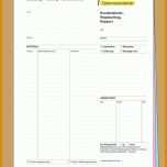 Tolle Rapportzettel Vorlage Handwerk 764x1030