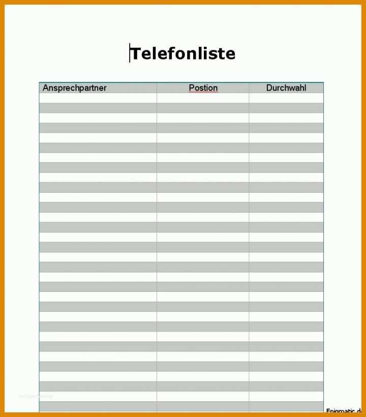 Telefonliste Excel Vorlage Kostenlos: 11 Methoden Für 2019