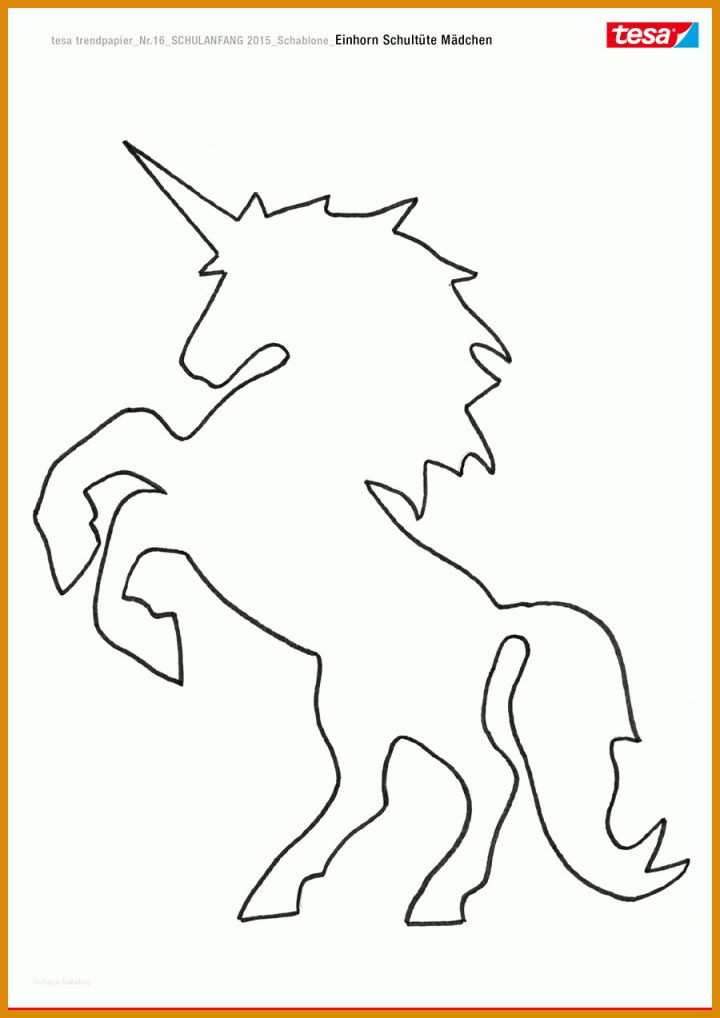 Neue Version Vorlage Einhorn 900x1273