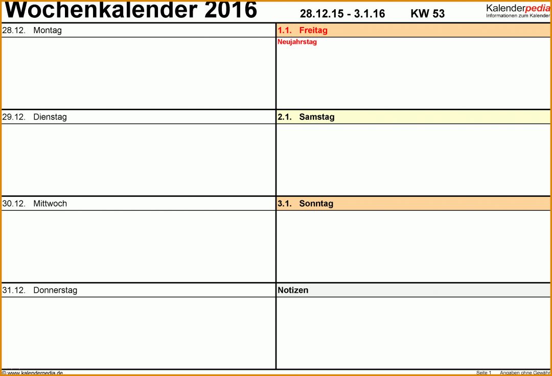Spektakulär Wochenkalender Vorlage 3162x2157