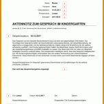 Kreativ Aktennotiz Vorlage Personalakte 800x1131