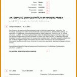 Kreativ Aktennotiz Vorlage Personalakte 800x1131