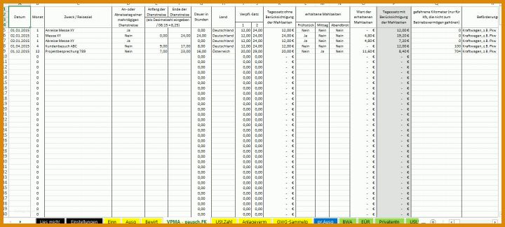 Rühren Einnahmenüberschussrechnung Vorlage Kleinunternehmer 1438x648
