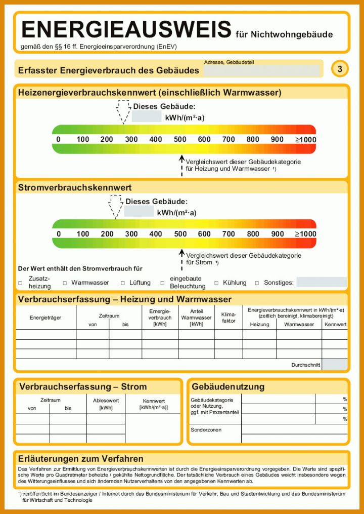 Neue Version Energieausweis Vorlage 809x1141