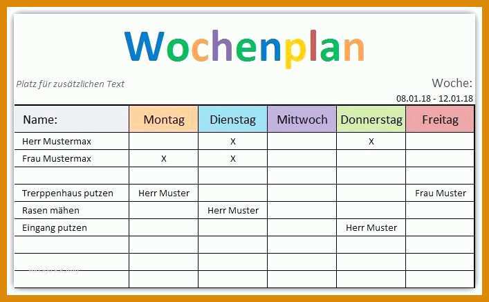 Selten Ergebnistabelle Vorlage Excel 707x437