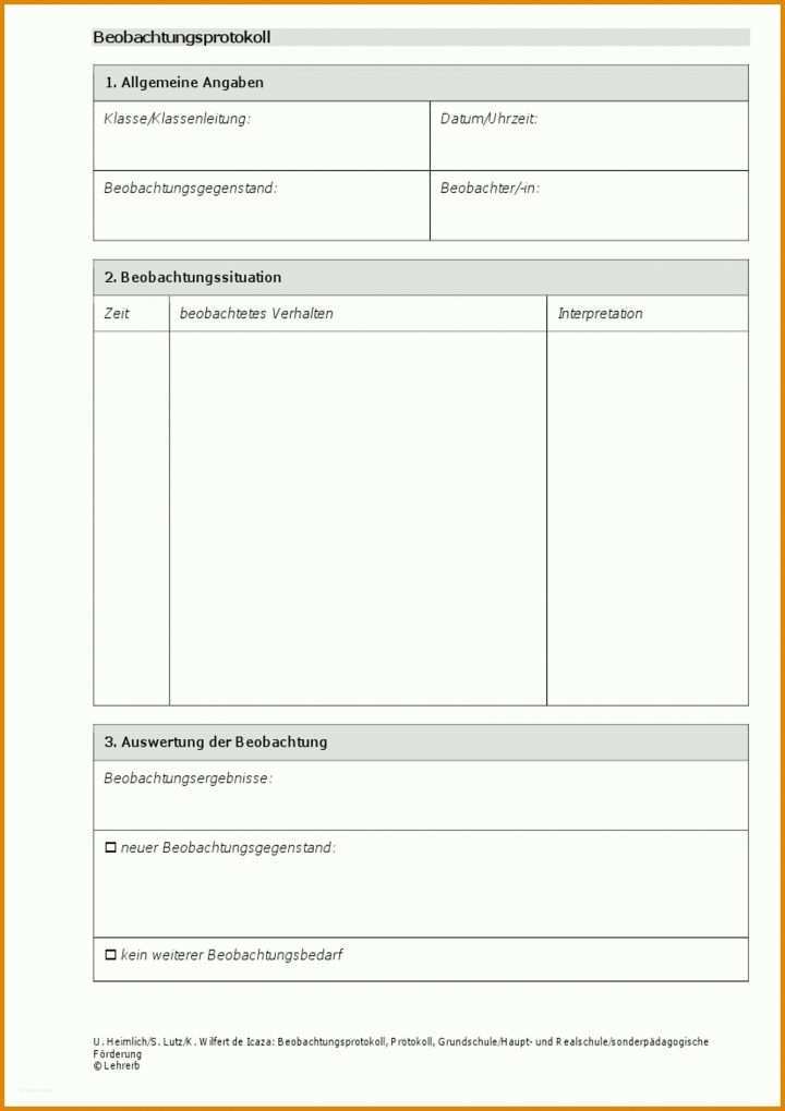 Experiment Protokoll Vorlage Grundschule 14