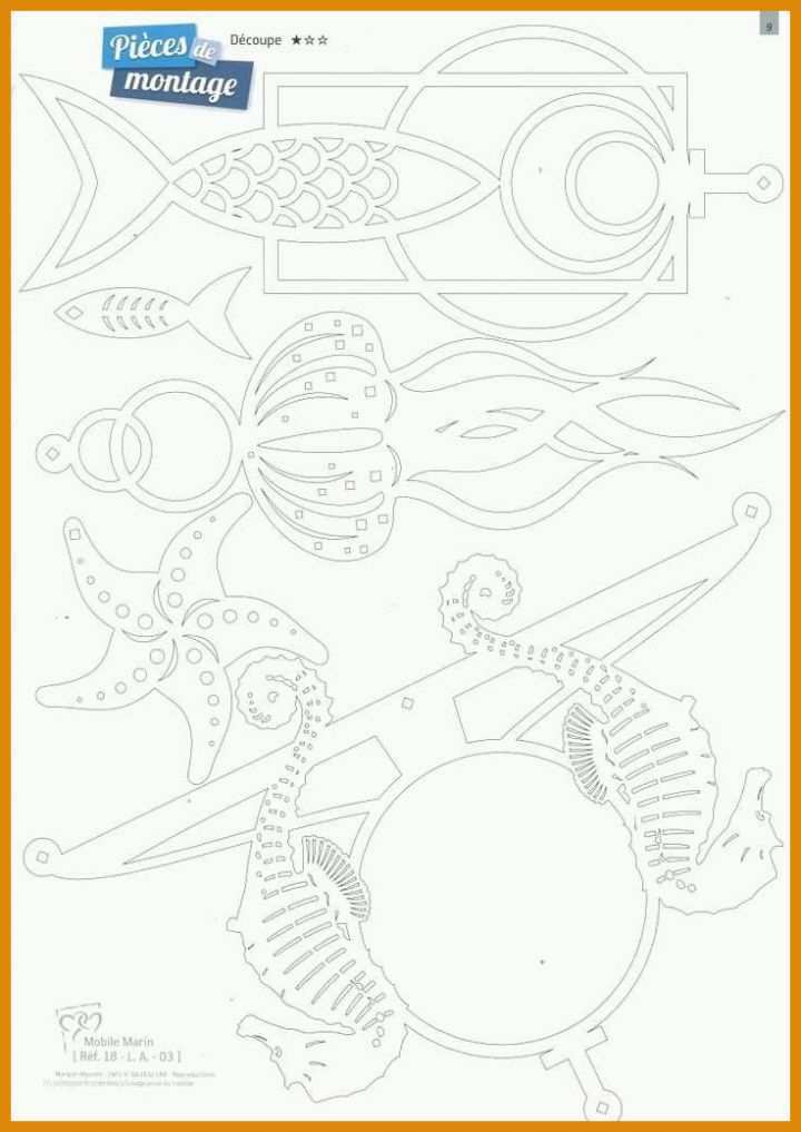 Moderne Kirigami Vorlagen 736x1040