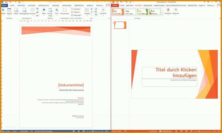 Staffelung Projektmappe Vorlage 1680x1006