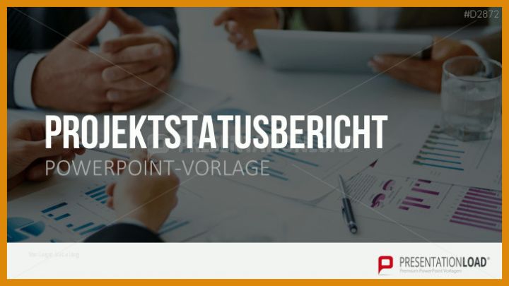 Moderne Projektstatusbericht Vorlage Ppt 727x409