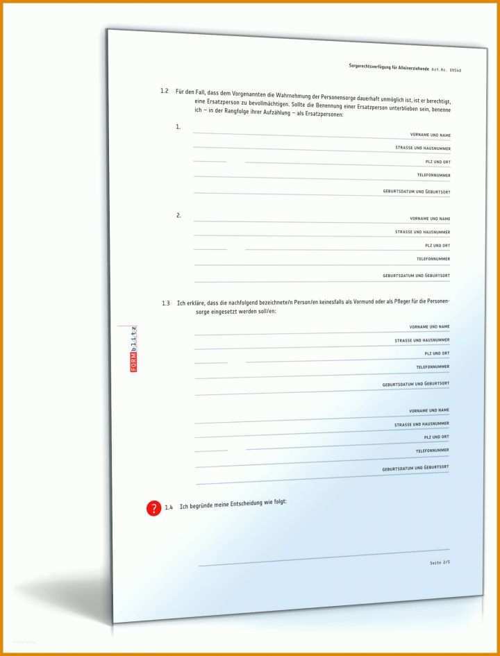 Toll sorgerechtsverfügung Vorlage Pdf 1600x2100