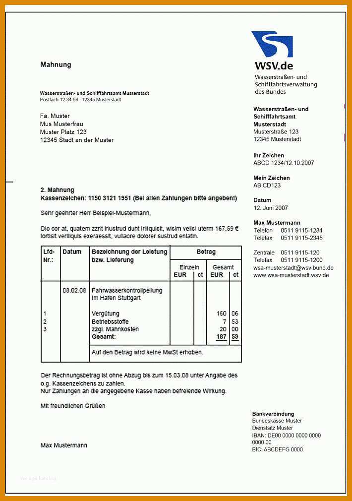 Selten Vorlage Mahnung Miete 710x1010